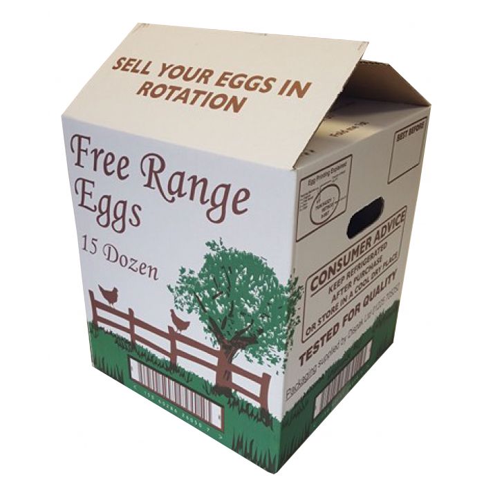 Free Range Large Eggs - 15 Dozen (6 x 30)